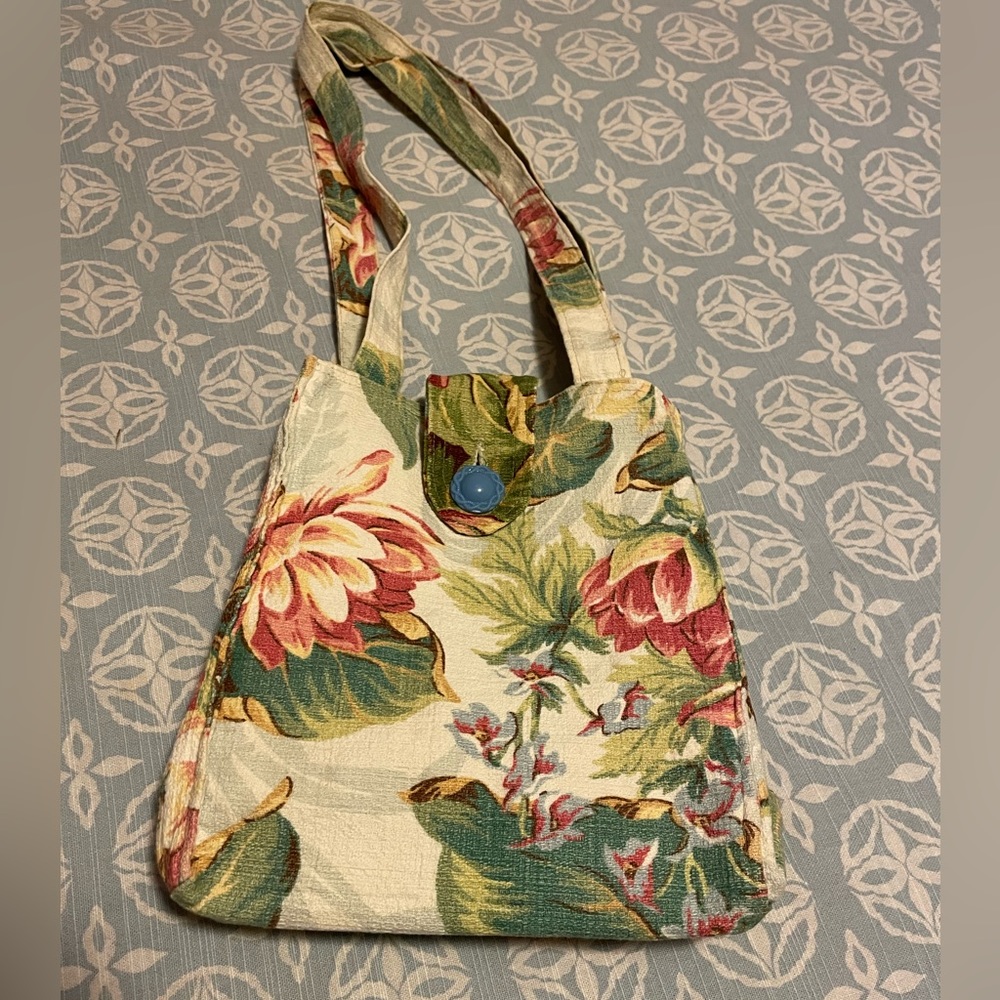 Susan Todd bark cloth bag